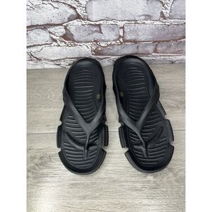 Balenciaga Mold Thong FlipFlops Black Sandals Men Sz 42EU/9M US Lightweight